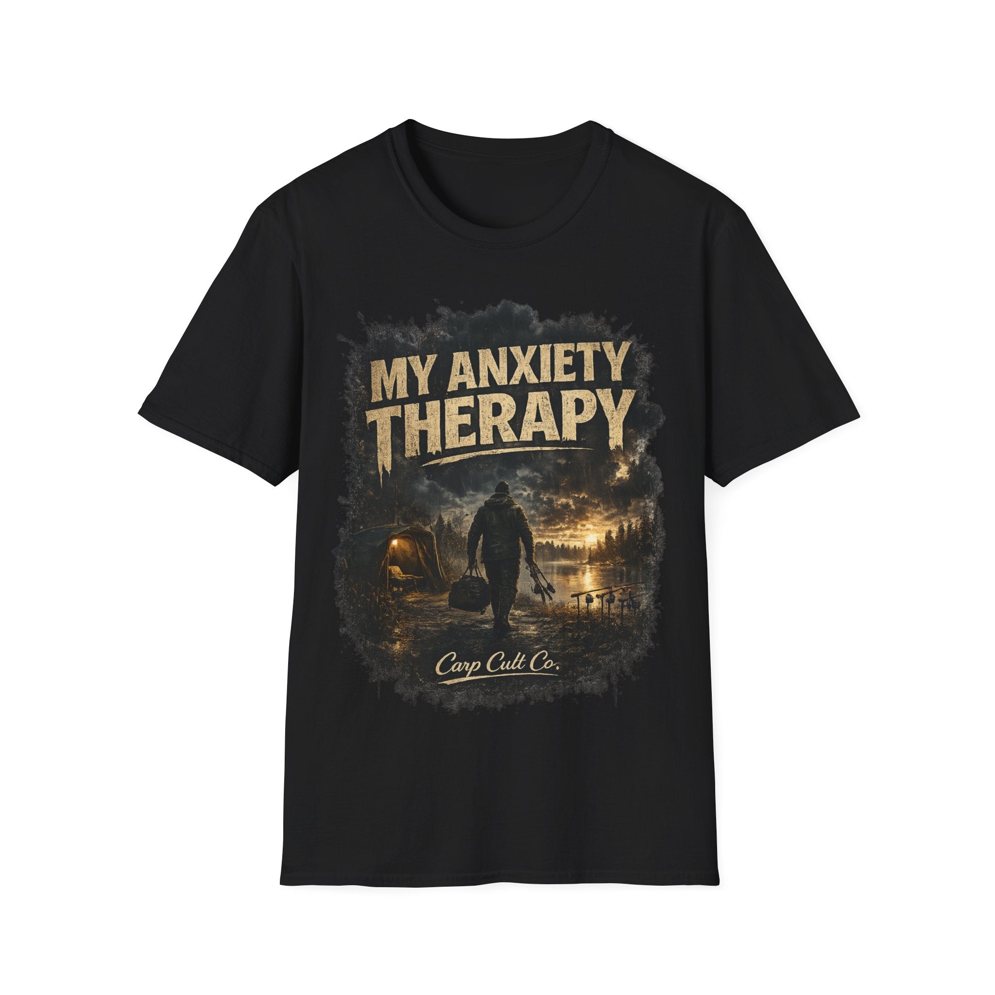 My Anxiety Therapy Fishing T‑Shirt — Relaxing Fishing Vibe Tee for Anglers
