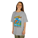 Kids Fishing Tee – "Carp Kids Rock!" Graphic Shirt for Young Anglers