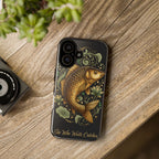 Phone Case — Carp Fish 'She Who Waits Catches' Protective Hard Cover