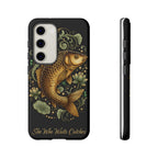 Phone Case — Carp Fish 'She Who Waits Catches' Protective Hard Cover