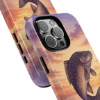 Phone Case — Coffee & Carp Sunrise Fishing Design
