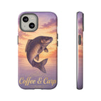 Phone Case — Coffee & Carp Sunrise Fishing Design