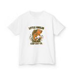Kids Fishing Tee — "Little Angler" Carp Cult Co. Graphic