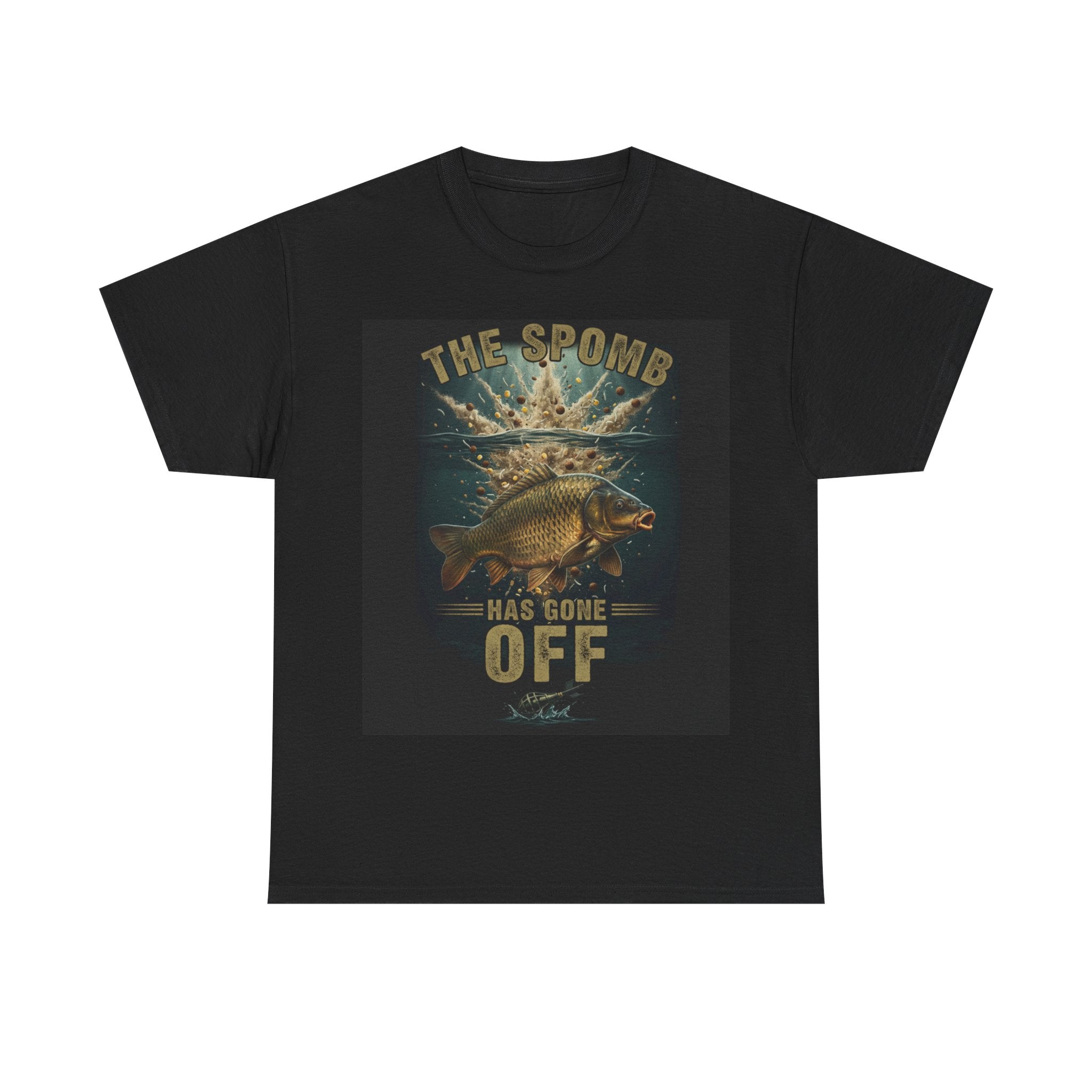 Fishing T-Shirt — “The Sbomb Has Gone Off” Vintage Fish Graphic Tee