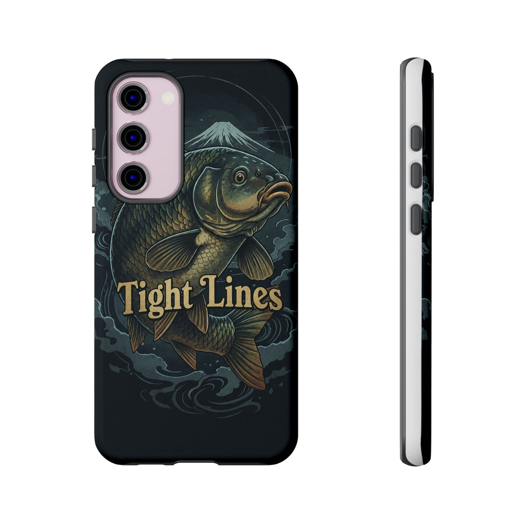 Phone Case — 'Tight Lines' Fishing Carp Design