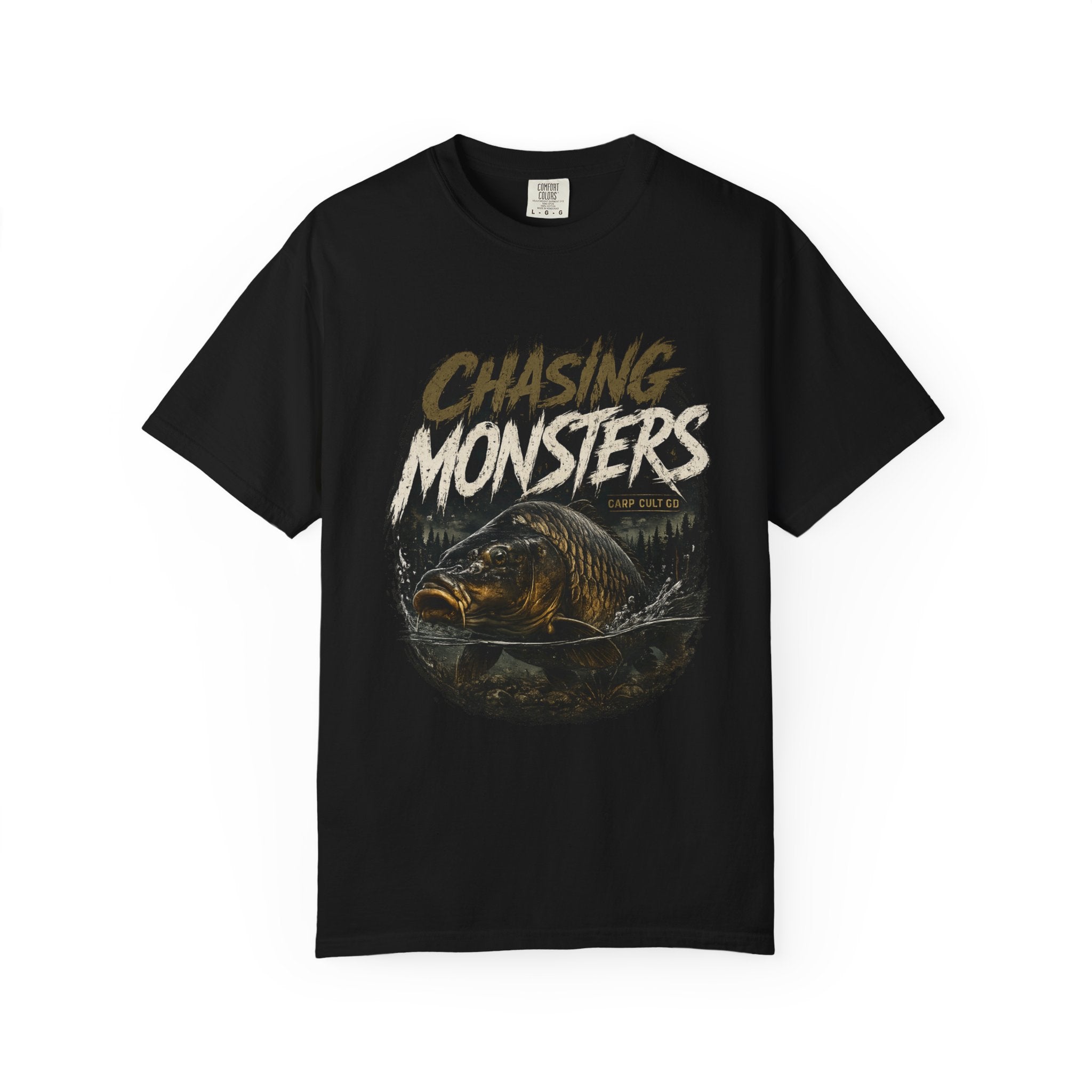 Chasing Monsters Fishing T-Shirt — Graphic Tee
