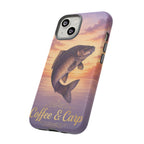 Phone Case — Coffee & Carp Sunrise Fishing Design