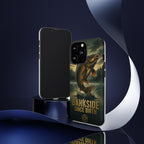 Phone Case - "Bankside Since Birth" Fishing Design (Carp Jumping, Angler Gift)