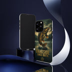 Phone Case - "Bankside Since Birth" Fishing Design (Carp Jumping, Angler Gift)