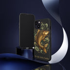 Phone Case — Carp Fish 'She Who Waits Catches' Protective Hard Cover