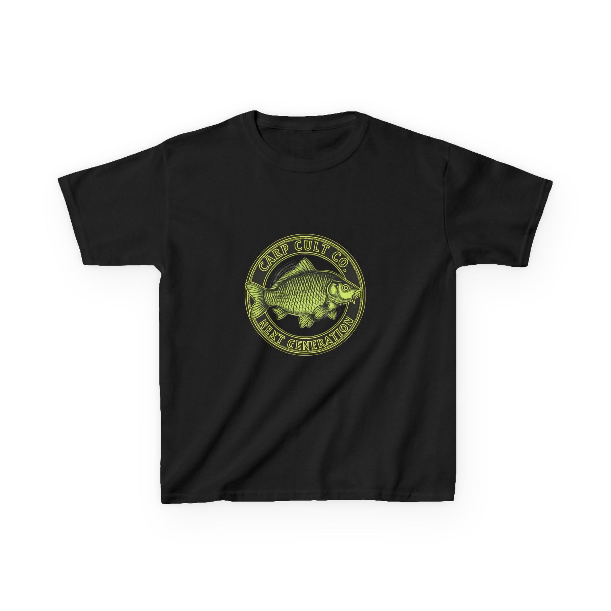 Kids Fishing T‑Shirt — 'Next Generation' Carp Logo Tee