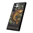 Phone Case — Carp Fish 'She Who Waits Catches' Protective Hard Cover