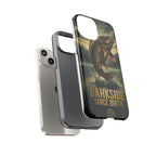 Phone Case - "Bankside Since Birth" Fishing Design (Carp Jumping, Angler Gift)