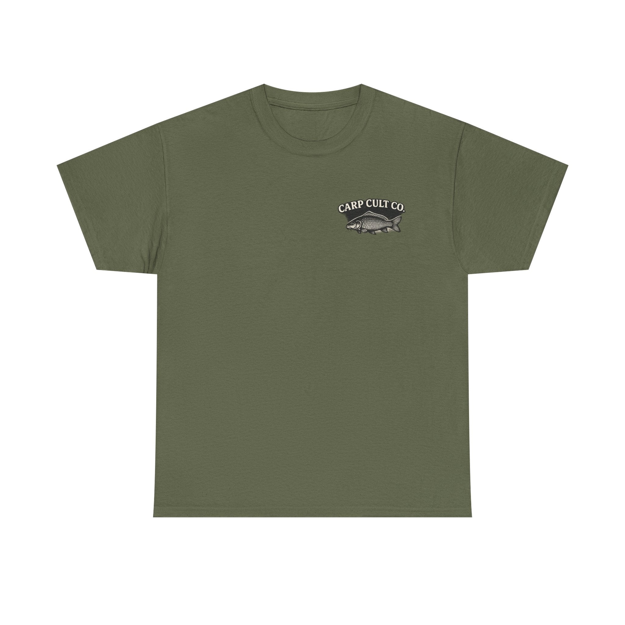 Carp Cult Co. Culture Graphic Tee — Chest Logo T-Shirt