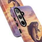 Phone Case — Coffee & Carp Sunrise Fishing Design