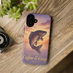 Phone Case — Coffee & Carp Sunrise Fishing Design