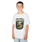 Kids T-Shirt — "Hooked" Fishing Graphic Tee for Young Anglers