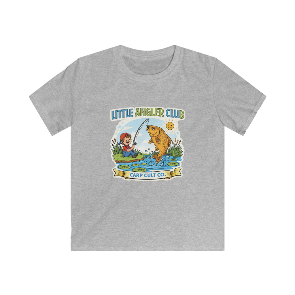 Kids T-Shirt — "Little Angler Club" Cute Fishing Tee for Boys & Girls