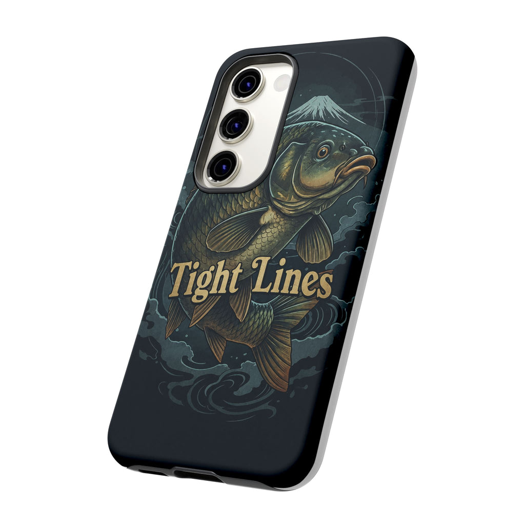 Phone Case — 'Tight Lines' Fishing Carp Design