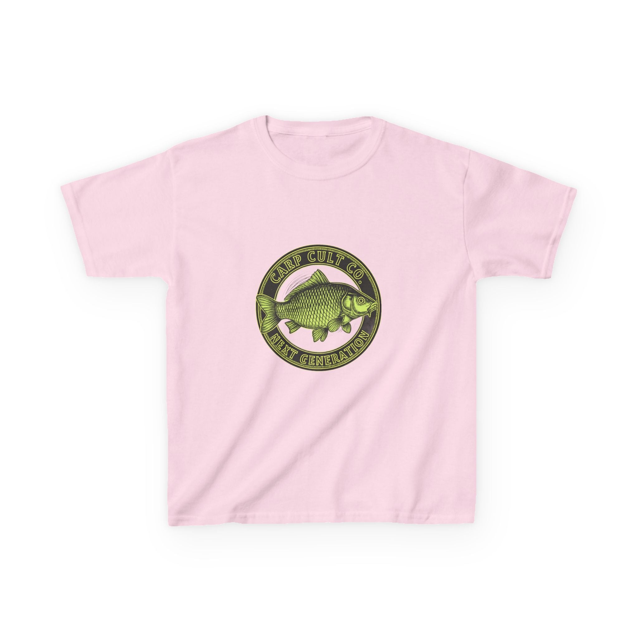 Kids Fishing T‑Shirt — 'Next Generation' Carp Logo Tee
