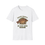 Fishing T-Shirt — “Chase Giants or Stay Home” Vintage Carp Graphic Tee