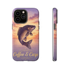 Phone Case — Coffee & Carp Sunrise Fishing Design