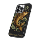 Phone Case — Carp Fish 'She Who Waits Catches' Protective Hard Cover