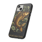 Phone Case — Carp Fish 'She Who Waits Catches' Protective Hard Cover