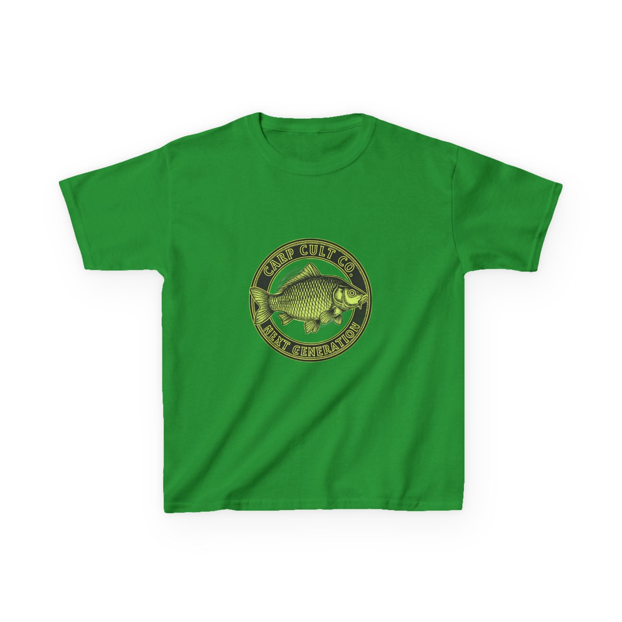 Kids Fishing T‑Shirt — 'Next Generation' Carp Logo Tee