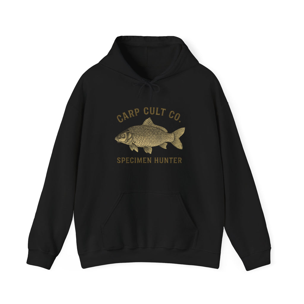 Carp Cult Co. 'Specimen Hunter' Hoodie — Fishing Graphic Sweatshirt