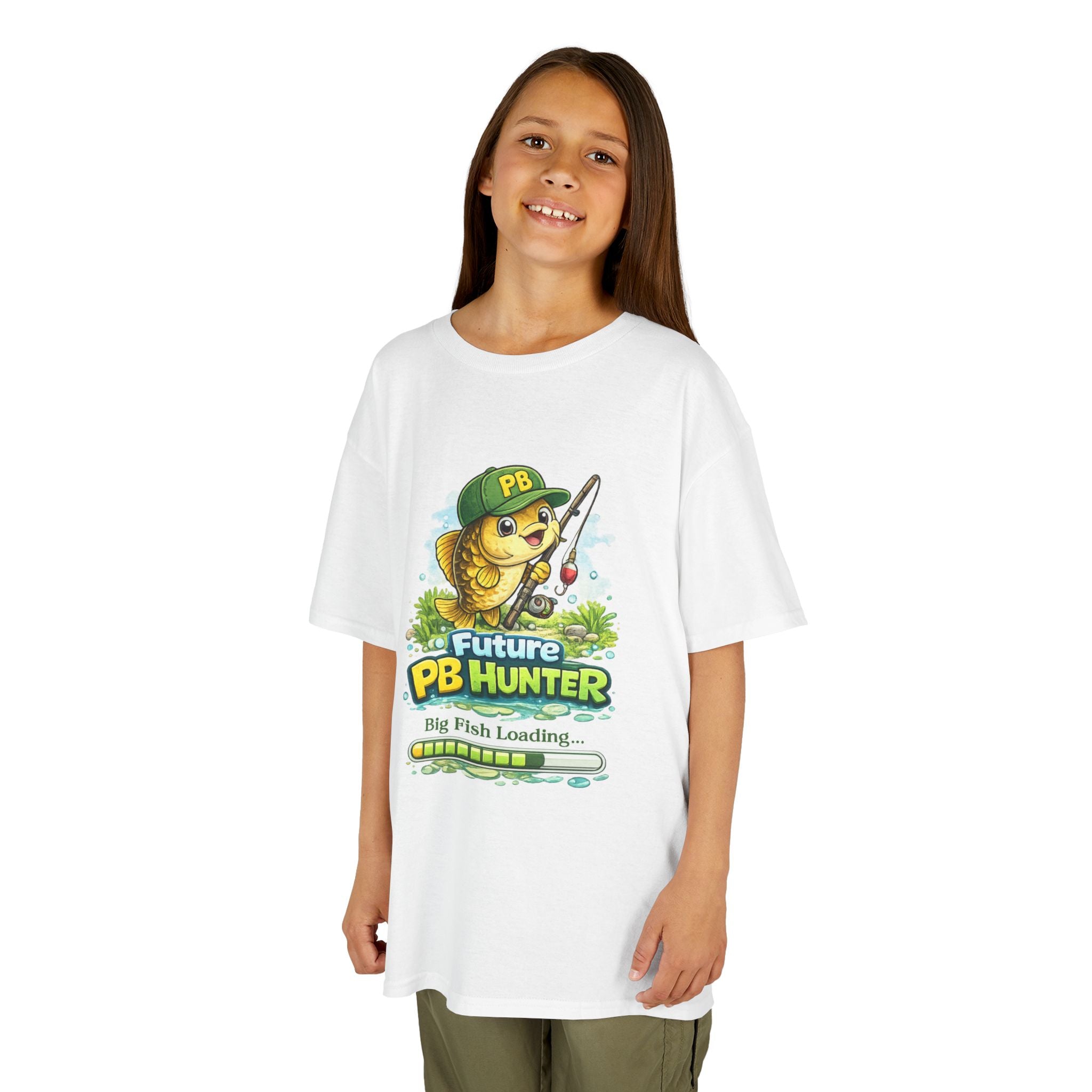 Kids T-Shirt — “Future PB Hunter” Fishing Shirt for Boys & Girls