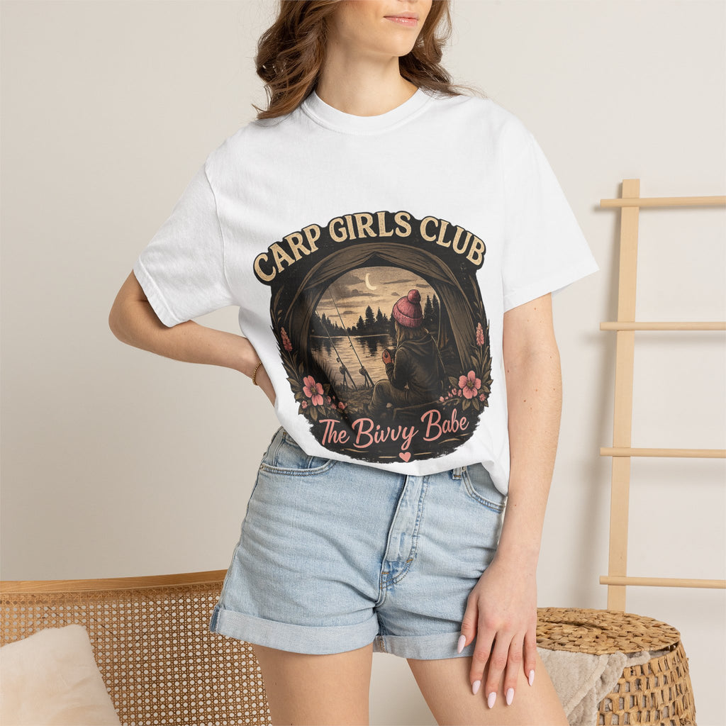 Carp Girls Club T-Shirt — The Bivy Babe Fishing Tee