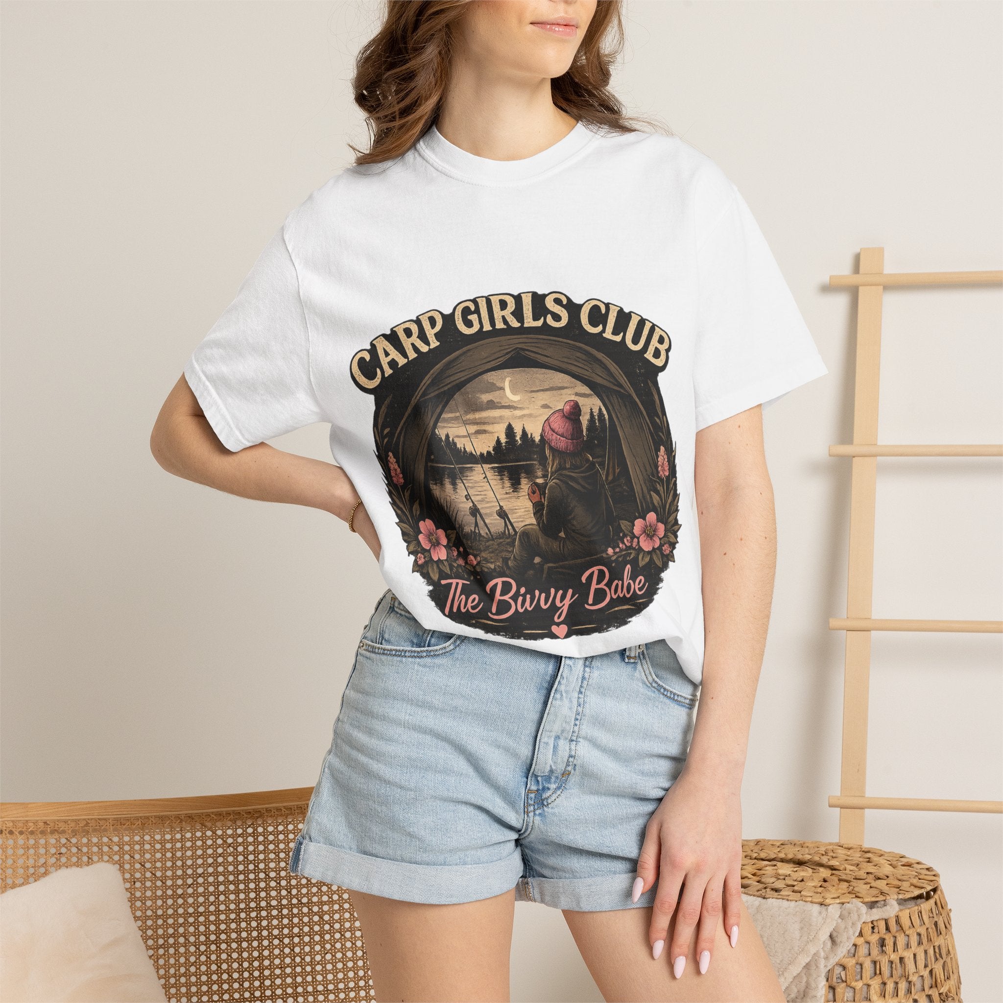 Carp Girls Club T-Shirt — The Bivy Babe Fishing Tee