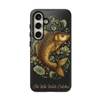 Phone Case — Carp Fish 'She Who Waits Catches' Protective Hard Cover