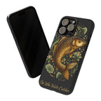 Phone Case — Carp Fish 'She Who Waits Catches' Protective Hard Cover