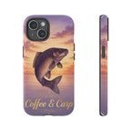 Phone Case — Coffee & Carp Sunrise Fishing Design