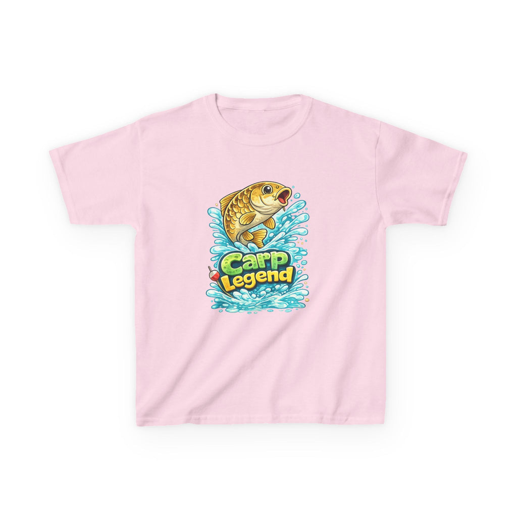 Kids T-Shirt — 'Carp Legend' Fishing Graphic Tee for Young Anglers