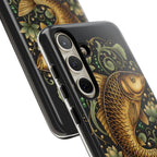 Phone Case — Carp Fish 'She Who Waits Catches' Protective Hard Cover