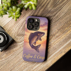Phone Case — Coffee & Carp Sunrise Fishing Design