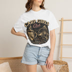 Carp Girls Club T‑Shirt — Coffee, Chaos & Carp Fishing Tee