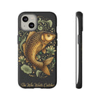 Phone Case — Carp Fish 'She Who Waits Catches' Protective Hard Cover