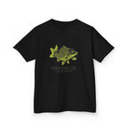 Kids Carp Cult Co. Tee — Green Carp Fishing Graphic Shirt