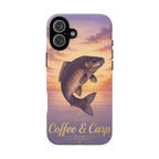 Phone Case — Coffee & Carp Sunrise Fishing Design