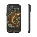 Phone Case — Carp Fish 'She Who Waits Catches' Protective Hard Cover