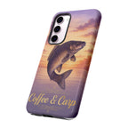 Phone Case — Coffee & Carp Sunrise Fishing Design