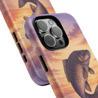 Phone Case — Coffee & Carp Sunrise Fishing Design