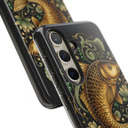 Phone Case — Carp Fish 'She Who Waits Catches' Protective Hard Cover