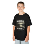 Kids T-Shirt — "No Signal. Perfect." Carp Fishing " Graphic Tee