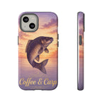 Phone Case — Coffee & Carp Sunrise Fishing Design