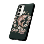 Carp Girls Club Phone Case — Floral Moon Fishing Design
